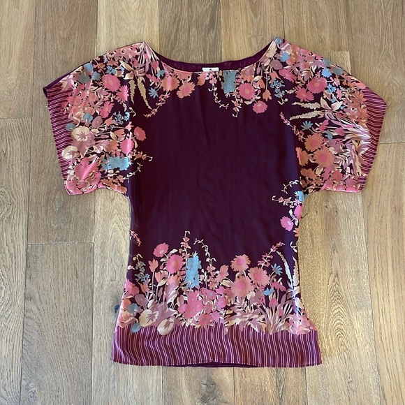 Free People Floral Lace Top - Small - Picture 1 of 6